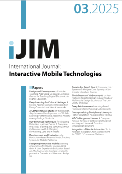 Cover iJIM – Vol 19, No 03, 2025