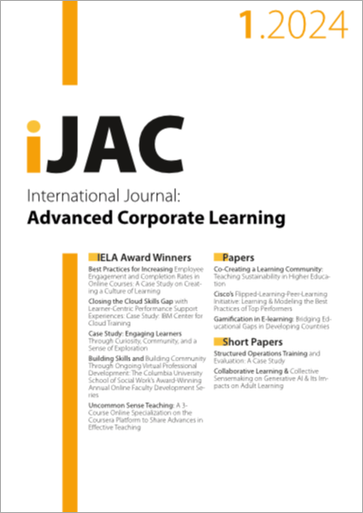 Cover iJAC, Vol. 17, No. 1, 2024