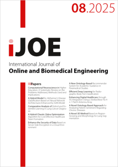 Cover iJOE – Vol 21, No 08, 2025