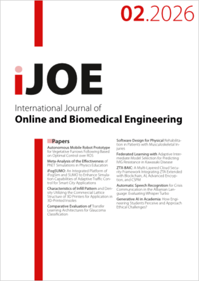 Cover iJOE – Vol 22, No 02 (2026)