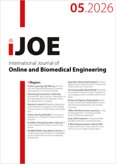 Cover iJOE – Vol 22, No 05 (2026)