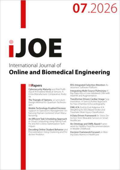 Cover iJOE – Vol 22, No 07 (2026)