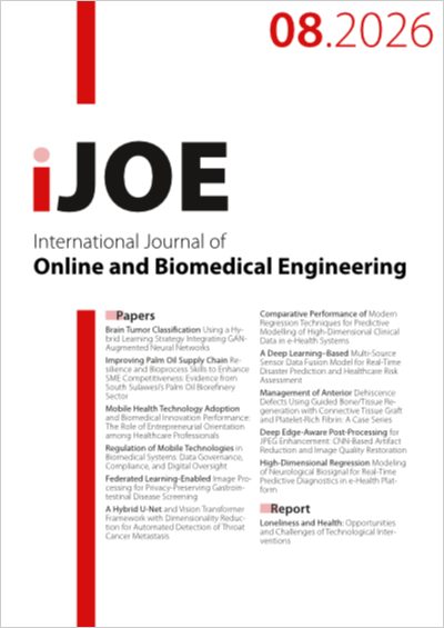 Cover iJOE – Vol 22, No 08 (2026)