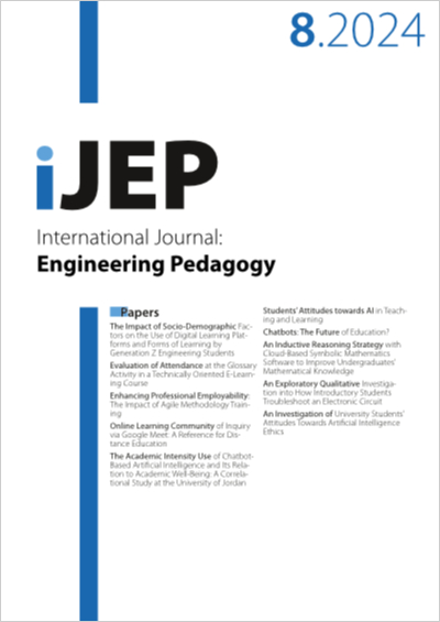 Cover iJEP – Vol 14, No 8, 2024